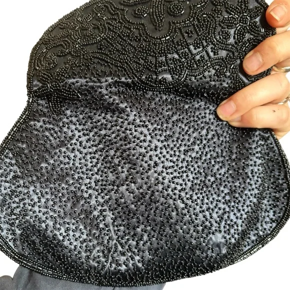 Vintage Michel Swiss Handmade in Paris France 🇫🇷 Beaded Clutch 1940s - Picture 4 of 8